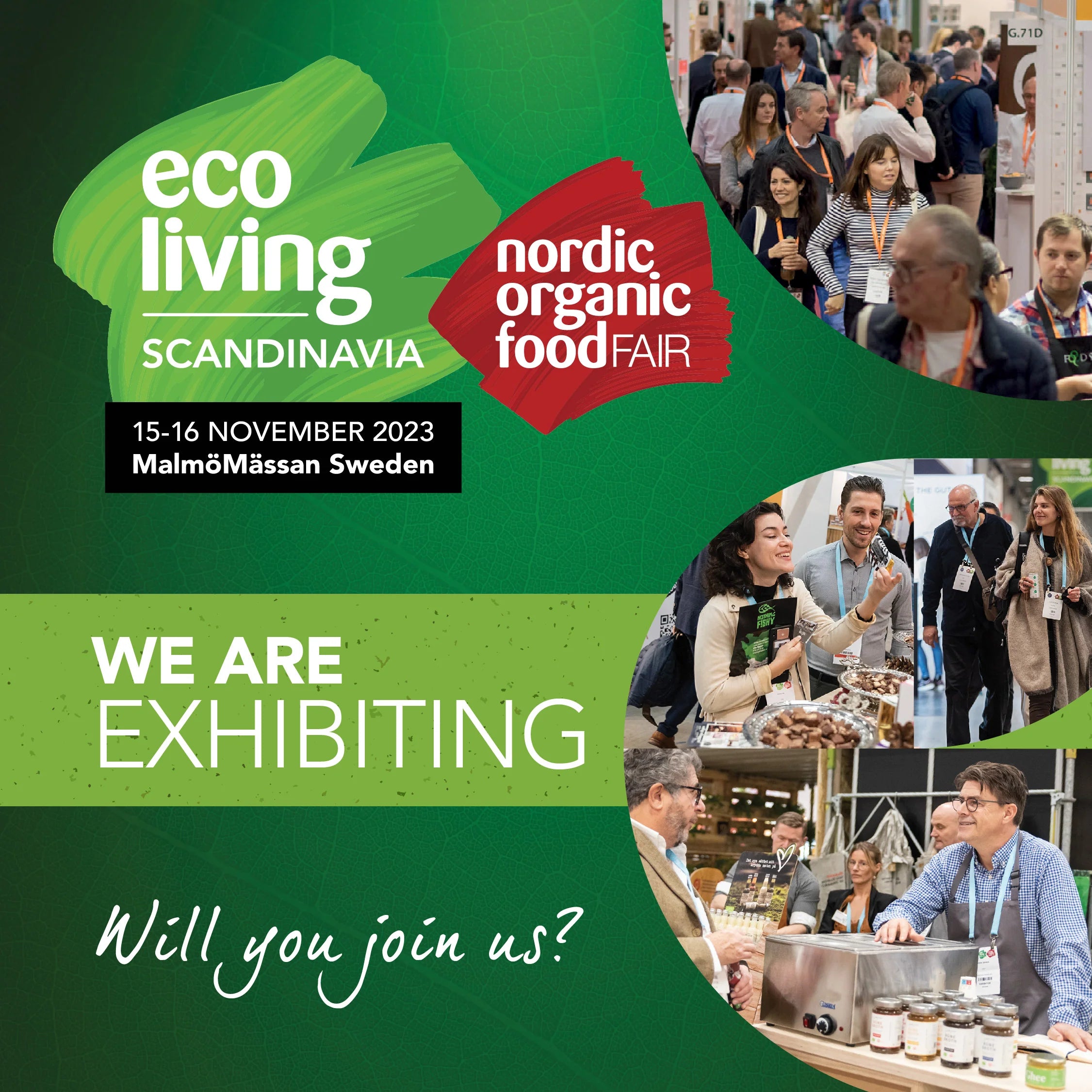 Krayna & Eco Living Scandinavia 15-16.11 Malmö