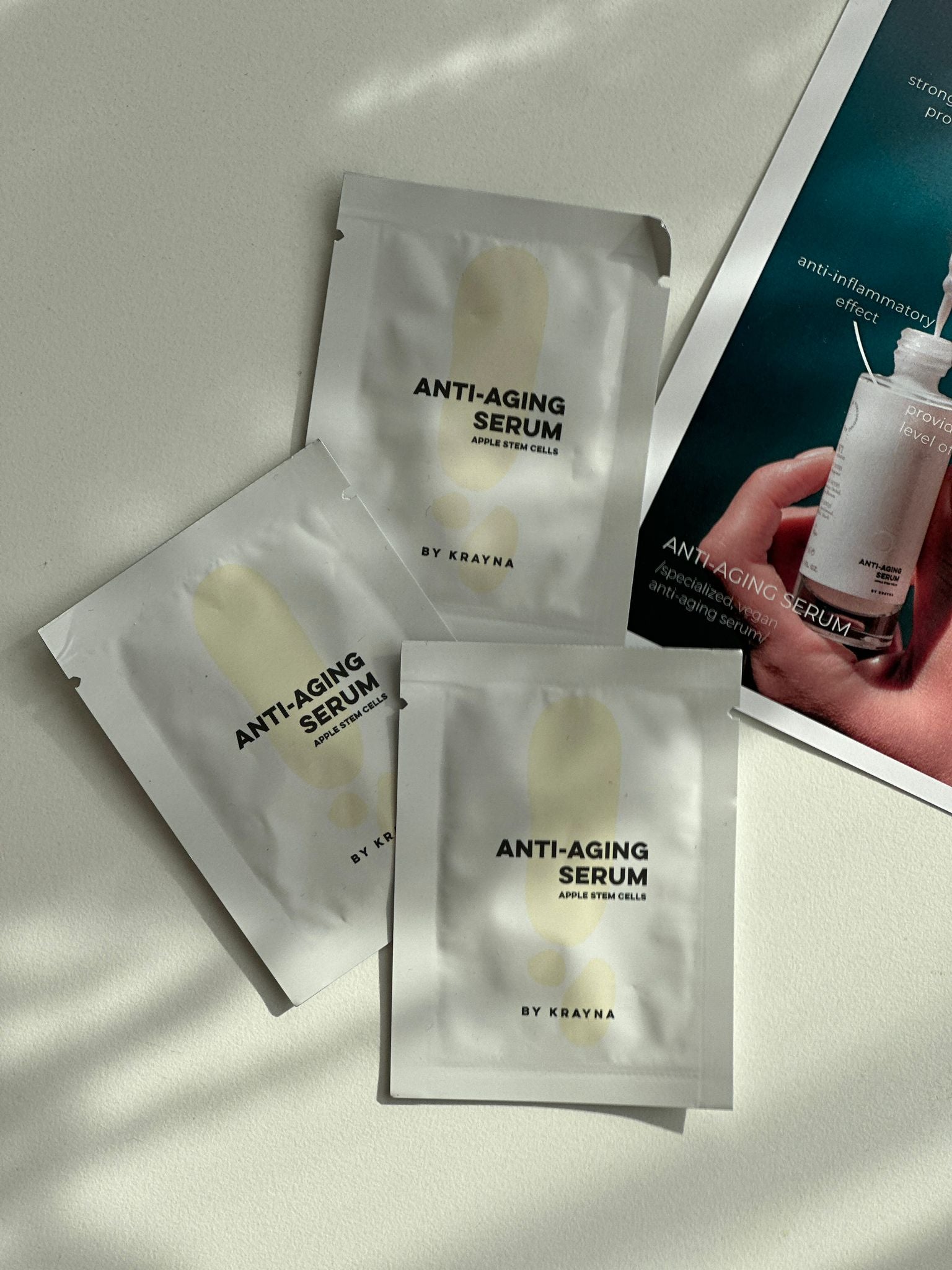 Sample set 3 ml:  Anti-aging serum apple stem cells