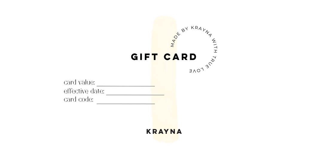 Gift card to our vegan cosmetics store 50 €